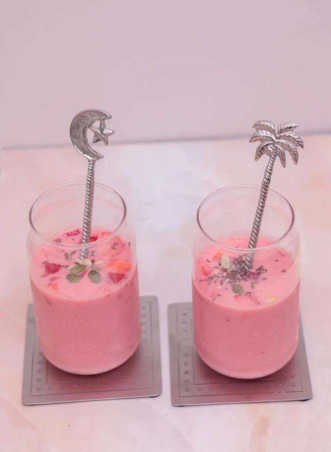 كازا كيسيرا ملعقة حلوى كاسا كيسيرا بالم وستارت فضية